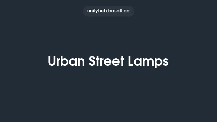 Urban Street Lamps Thumbnail