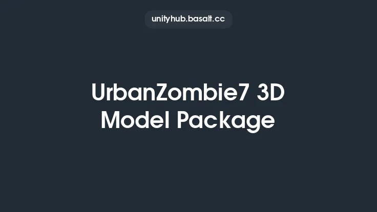 UrbanZombie7 3D Model Package Thumbnail