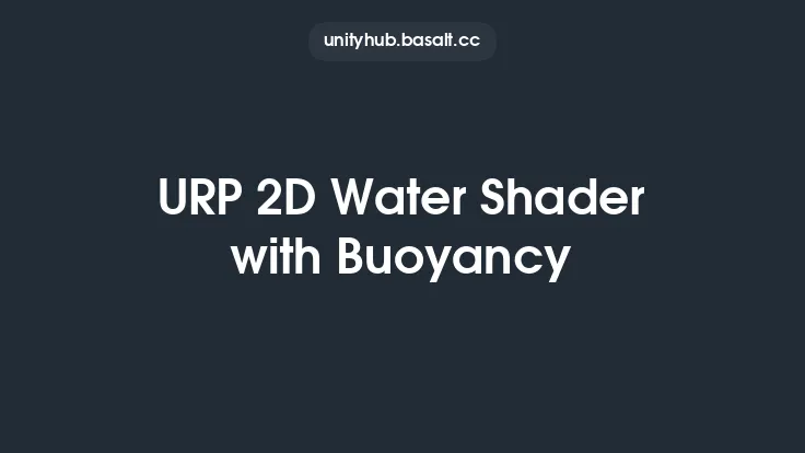 URP 2D Water Shader with Buoyancy Thumbnail