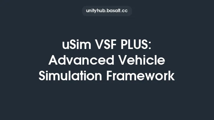 uSim VSF PLUS: Advanced Vehicle Simulation Framework Thumbnail