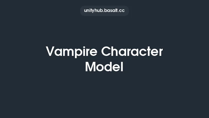 Vampire Character Model Thumbnail