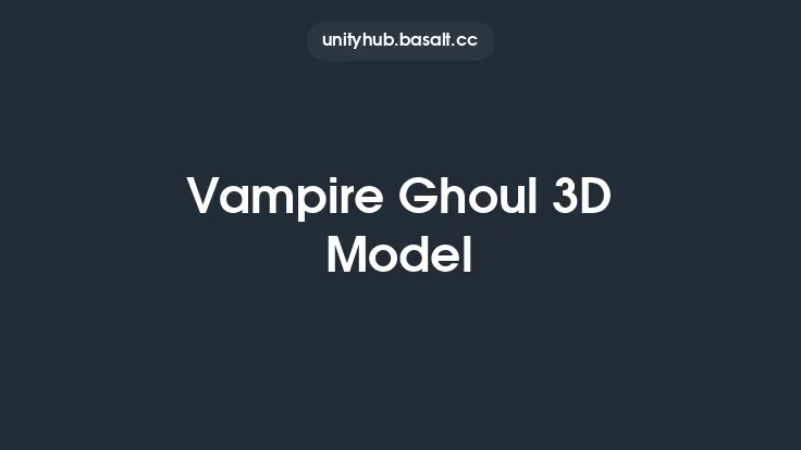 Vampire Ghoul 3D Model Thumbnail