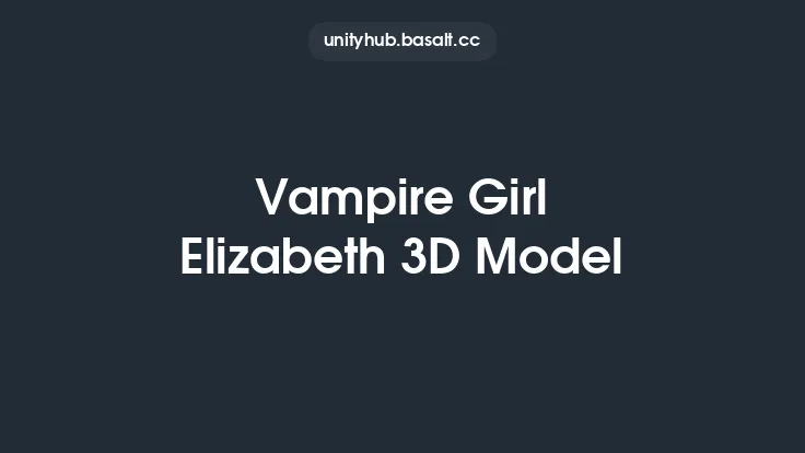 Vampire Girl Elizabeth 3D Model Thumbnail