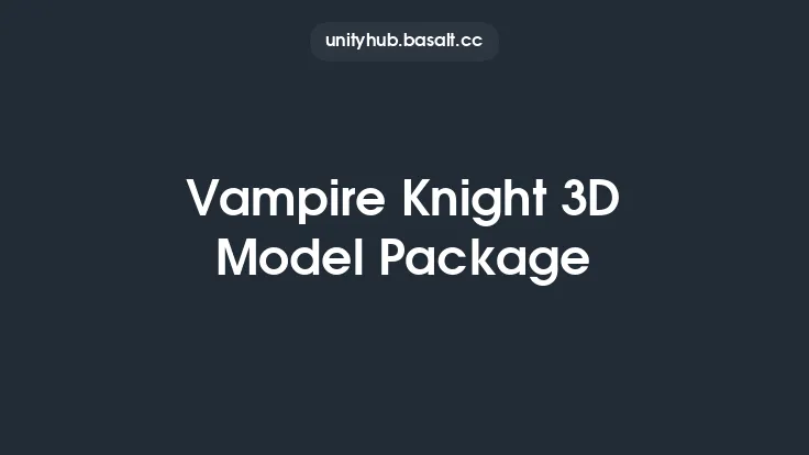 Vampire Knight 3D Model Package Thumbnail