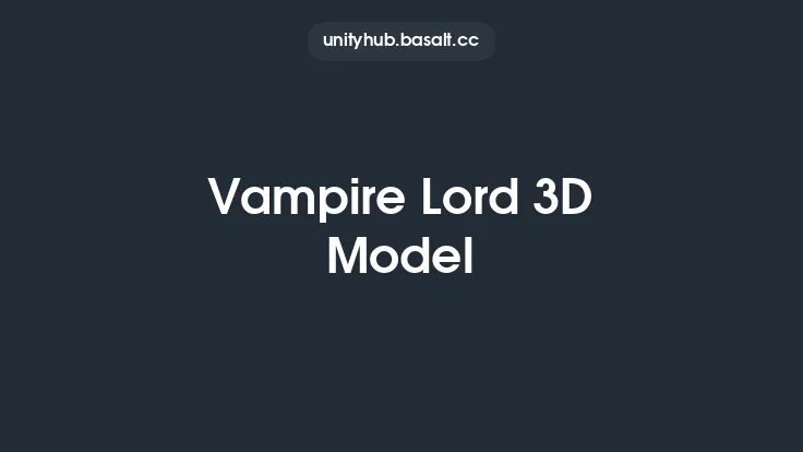 Vampire Lord 3D Model Thumbnail