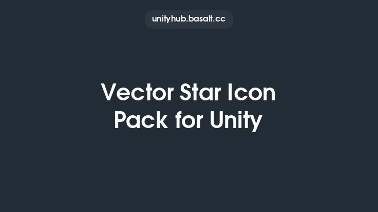 Vector Star Icon Pack for Unity Thumbnail