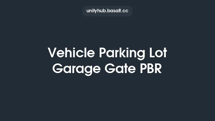 Vehicle Parking Lot Garage Gate PBR Thumbnail
