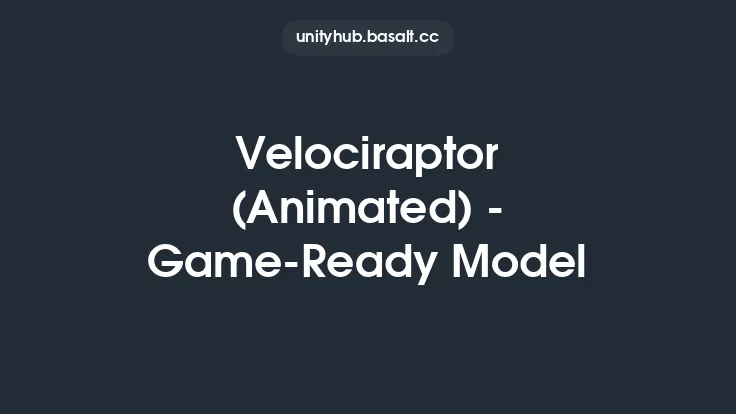 Velociraptor (Animated) - Game-Ready Model Thumbnail