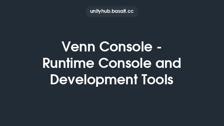 Venn Console - Runtime Console and Development Tools Thumbnail