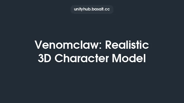 Venomclaw: Realistic 3D Character Model Thumbnail
