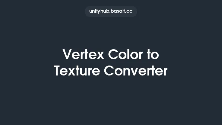 Vertex Color to Texture Converter Thumbnail