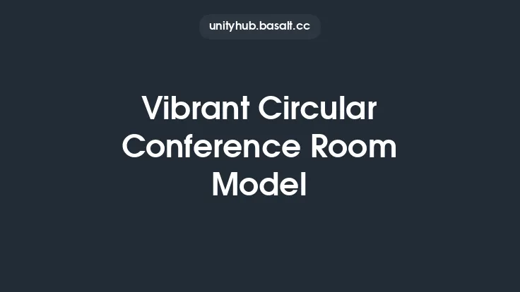 Vibrant Circular Conference Room Model Thumbnail
