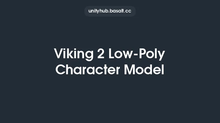 Viking 2 Low-Poly Character Model Thumbnail