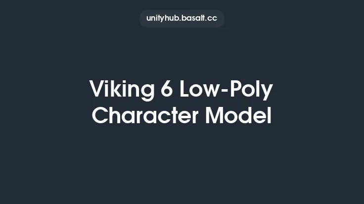 Viking 6 Low-Poly Character Model Thumbnail