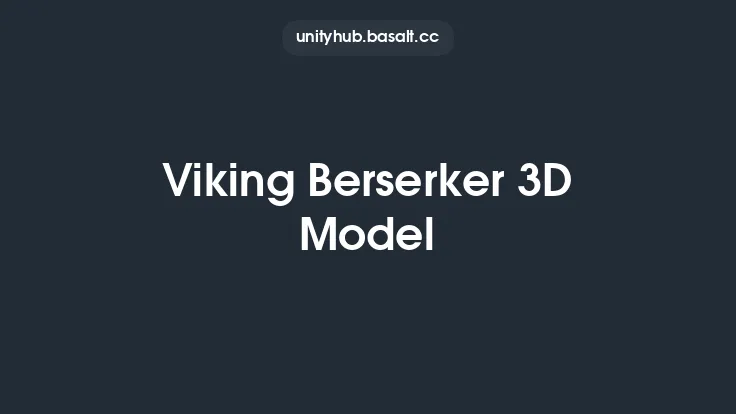 Viking Berserker 3D Model Thumbnail