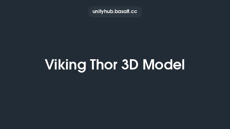Viking Thor 3D Model Thumbnail