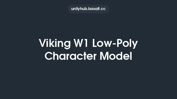 Viking W1 Low-Poly Character Model Thumbnail