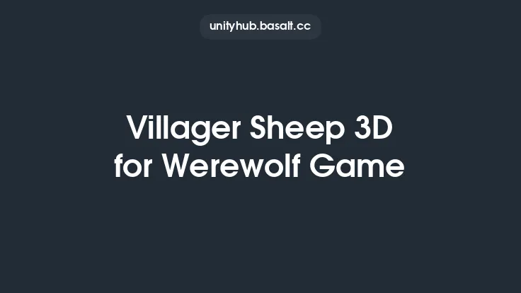 Villager Sheep 3D for Werewolf Game Thumbnail