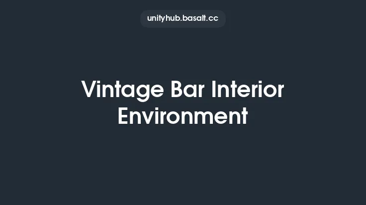Vintage Bar Interior Environment Thumbnail
