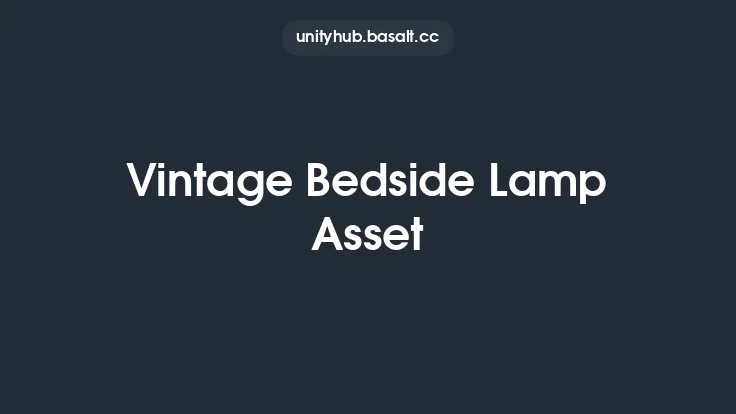 Vintage Bedside Lamp Asset Thumbnail