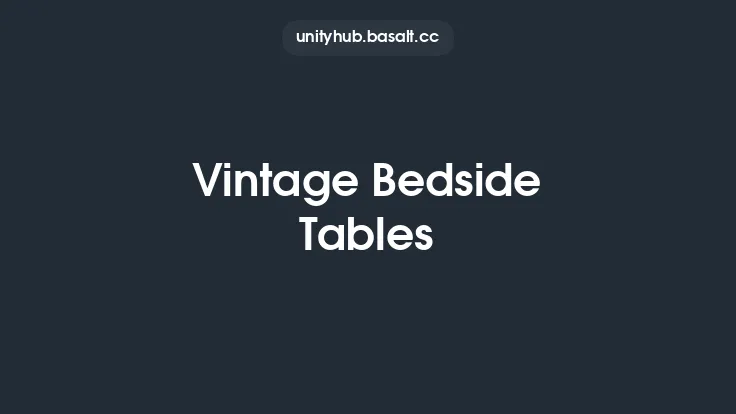 Vintage Bedside Tables Thumbnail
