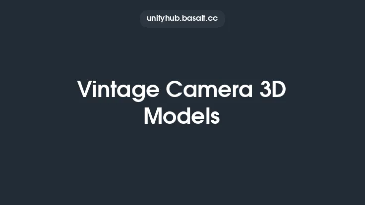 Vintage Camera 3D Models Thumbnail