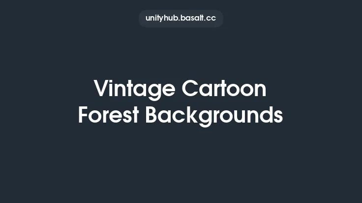 Vintage Cartoon Forest Backgrounds Thumbnail