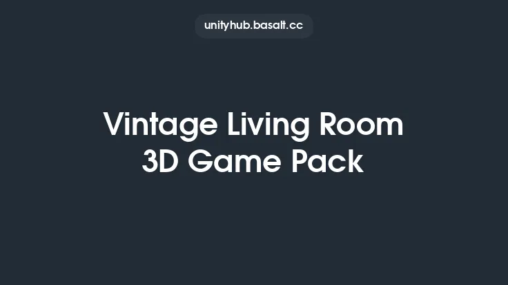 Vintage Living Room 3D Game Pack Thumbnail