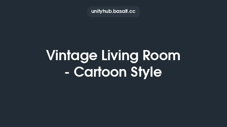 Vintage Living Room - Cartoon Style Thumbnail