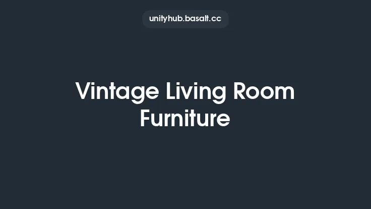 Vintage Living Room Furniture Thumbnail