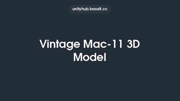 Vintage Mac-11 3D Model Thumbnail