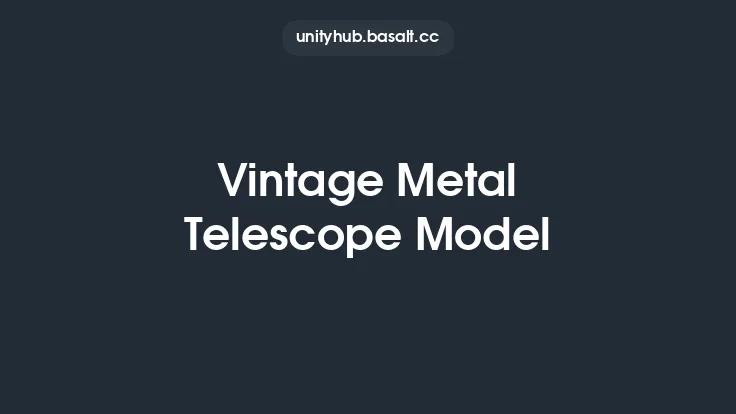 Vintage Metal Telescope Model Thumbnail