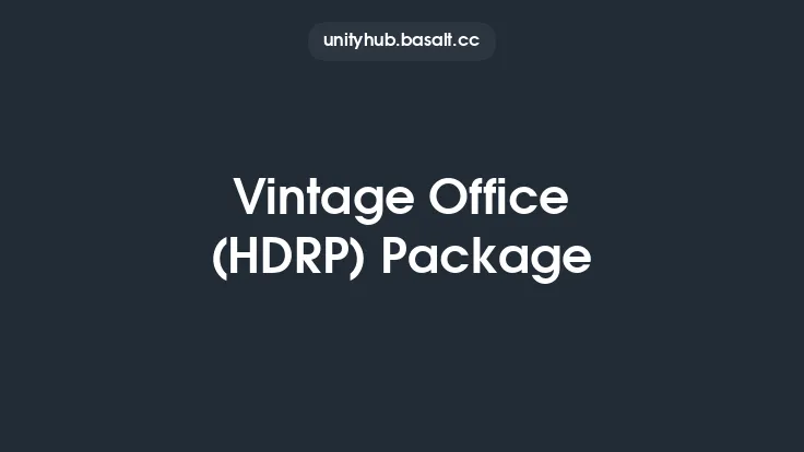 Vintage Office (HDRP) Package Thumbnail