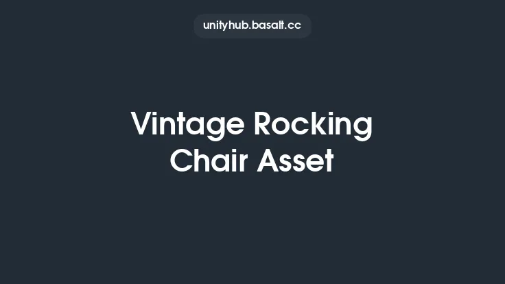 Vintage Rocking Chair Asset Thumbnail