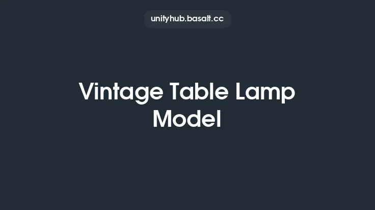 Vintage Table Lamp Model Thumbnail