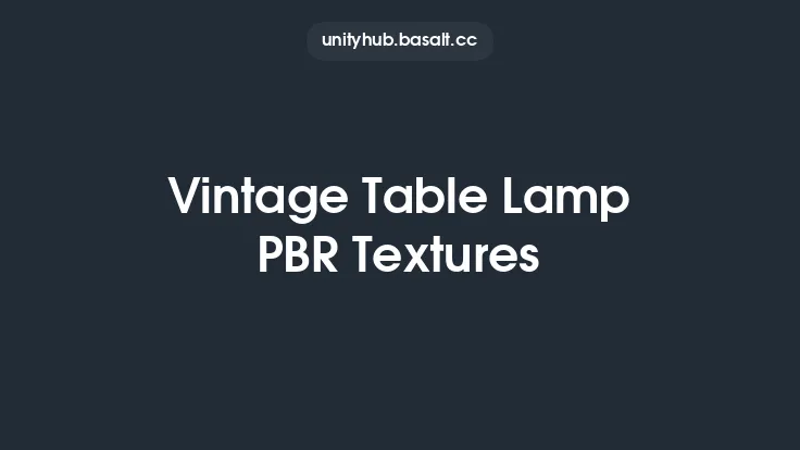 Vintage Table Lamp PBR Textures Thumbnail