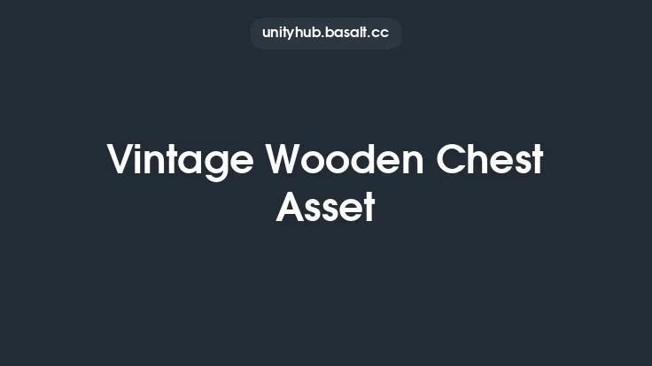 Vintage Wooden Chest Asset Thumbnail