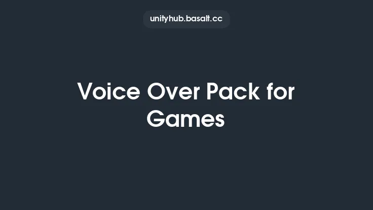 Voice Over Pack for Games Thumbnail