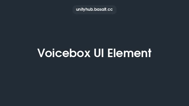 Voicebox UI Element Thumbnail