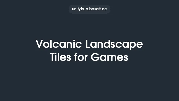 Volcanic Landscape Tiles for Games Thumbnail