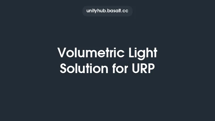 Volumetric Light Solution for URP Thumbnail