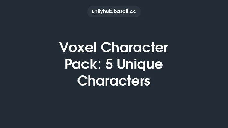 Voxel Character Pack: 5 Unique Characters Thumbnail
