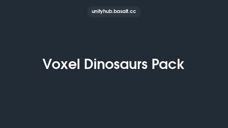 Voxel Dinosaurs Pack Thumbnail