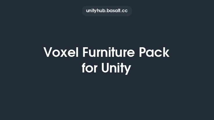Voxel Furniture Pack for Unity Thumbnail