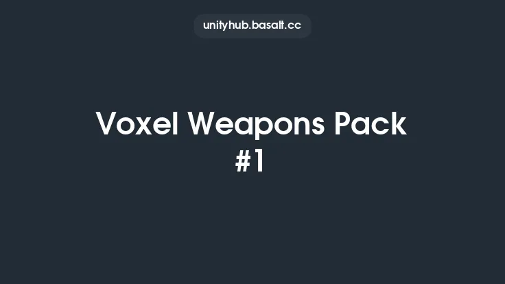 Voxel Weapons Pack #1 Thumbnail