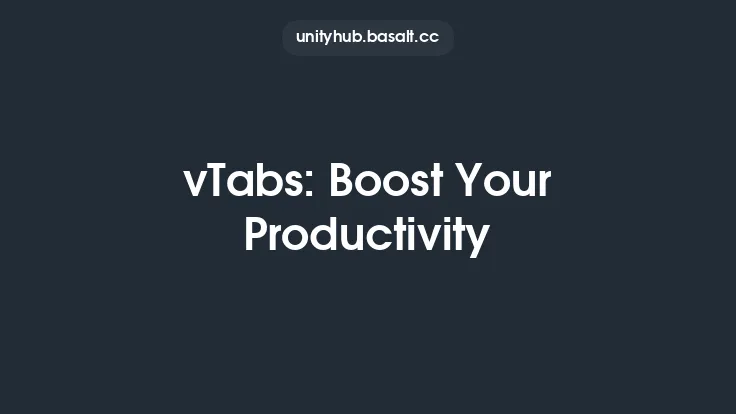 vTabs: Boost Your Productivity Thumbnail
