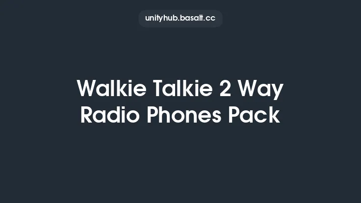 Walkie Talkie 2 Way Radio Phones Pack Thumbnail