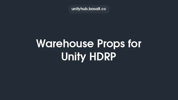 Warehouse Props for Unity HDRP Thumbnail
