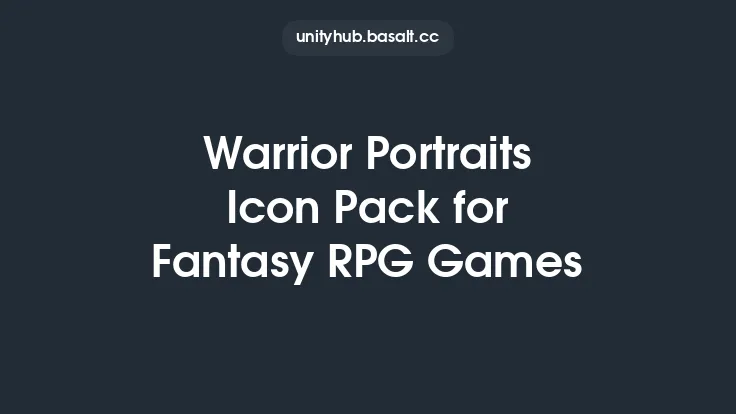 Warrior Portraits Icon Pack for Fantasy RPG Games Thumbnail