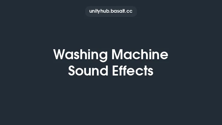 Washing Machine Sound Effects Thumbnail